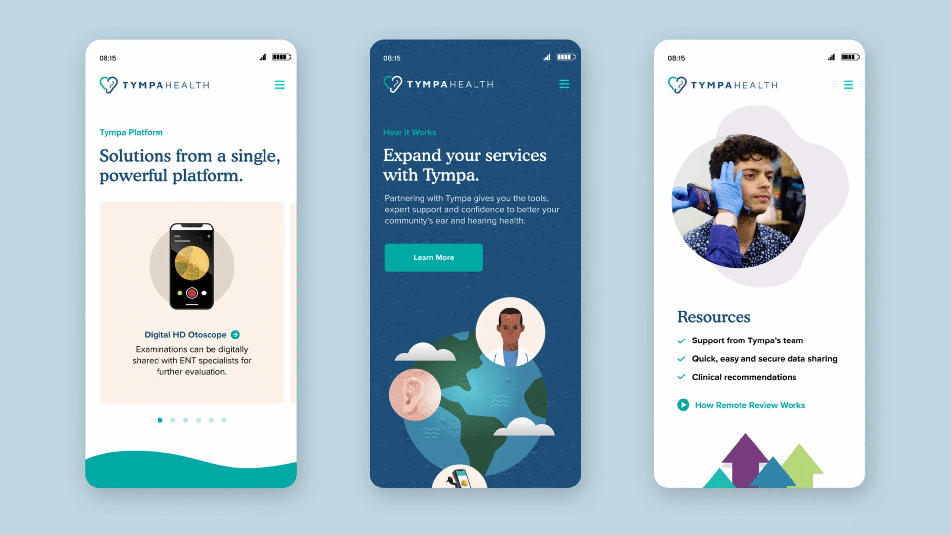 25 0908 Tympa Ear Mobile mockup
