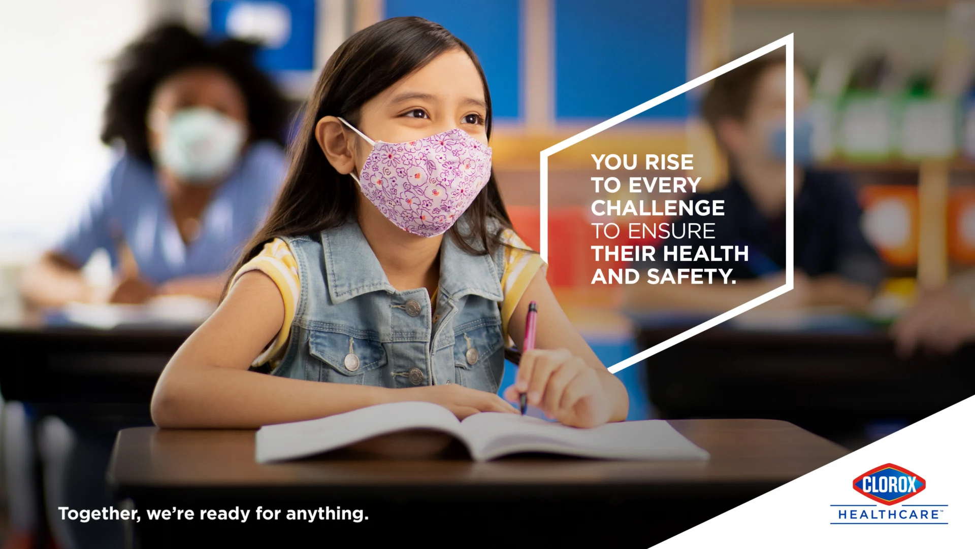 together girl in class